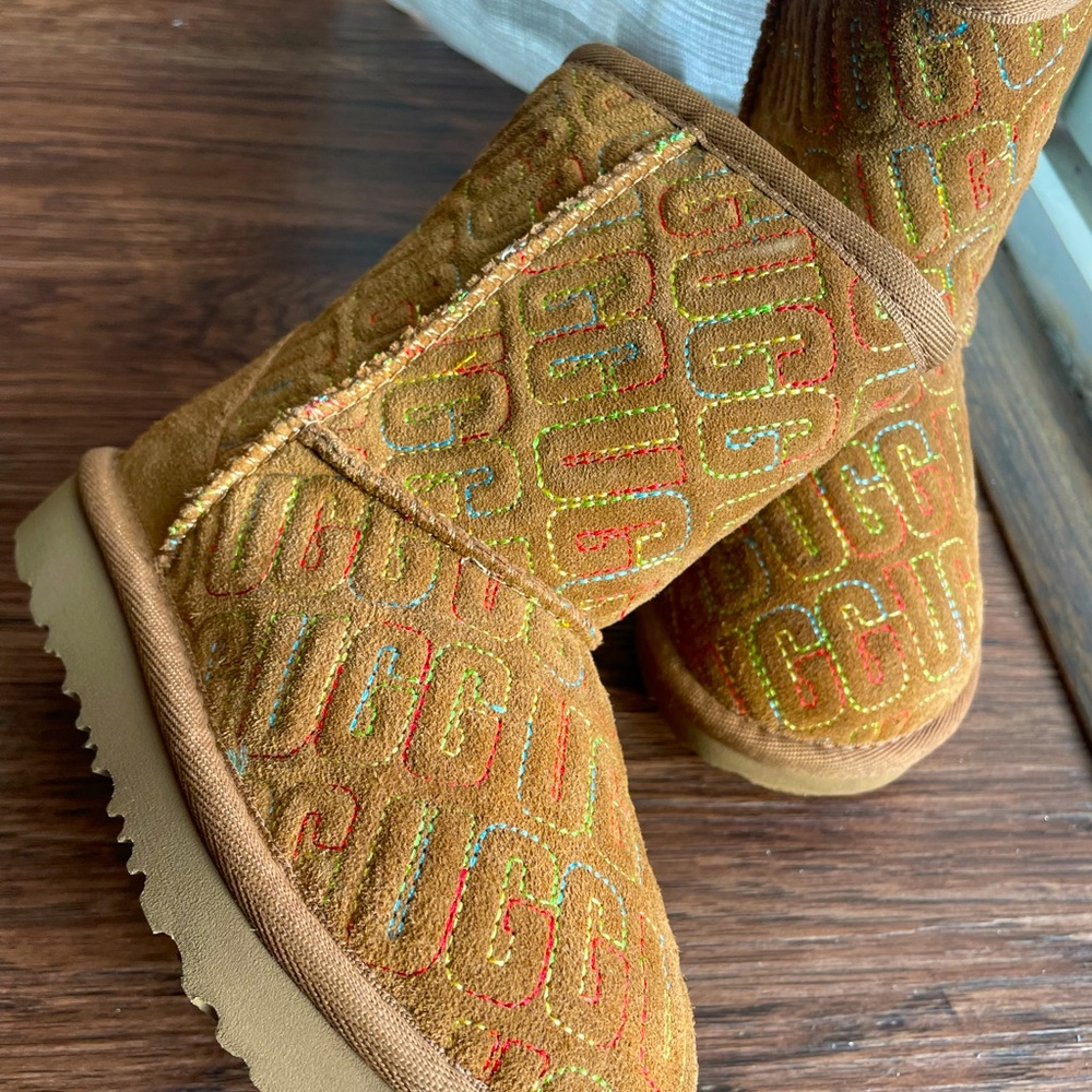 Toddler UGG Graphic Stitch Boots